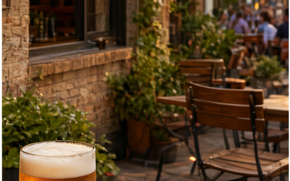 Max's Taphouse editorial mood illustration for Baltimore