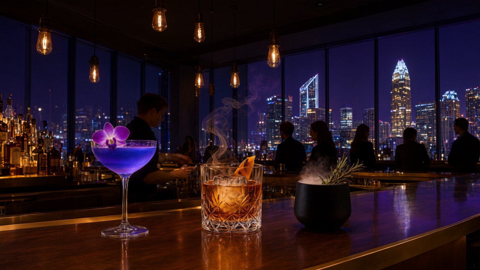 bars in Charlotte — editorial city cover