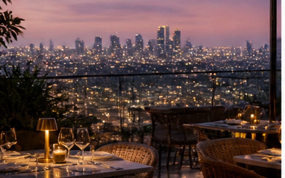 Perch editorial mood illustration for Los Angeles