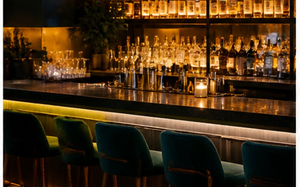 Everson Royce Bar editorial mood illustration for Los Angeles