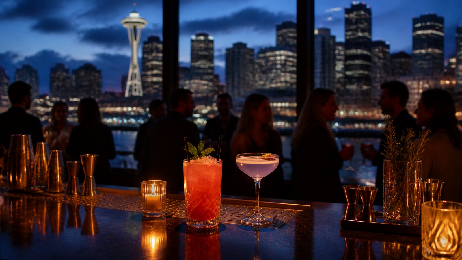 Bars in Seattle — editorial city cover