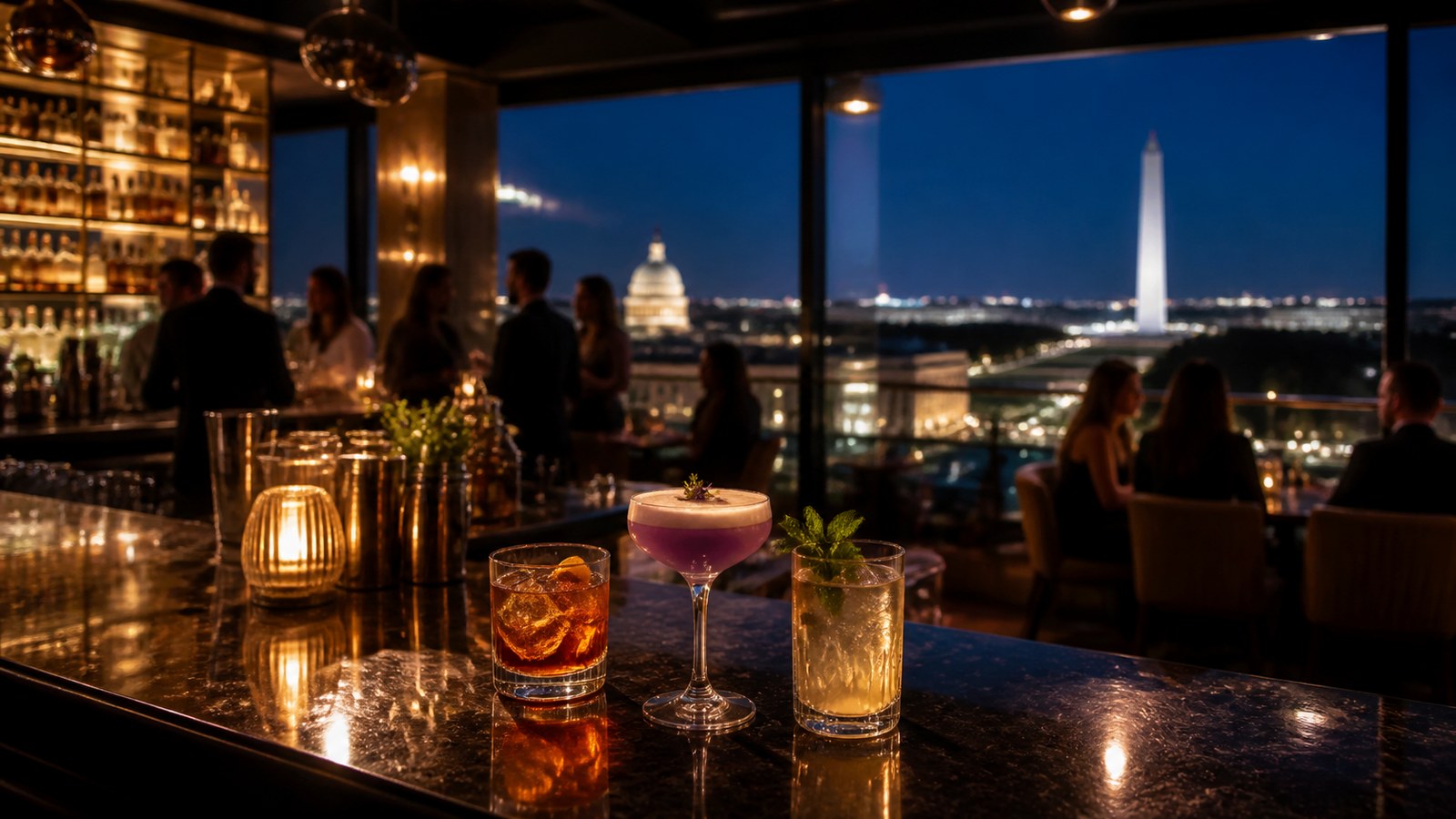 Bars in Washington — editorial city cover