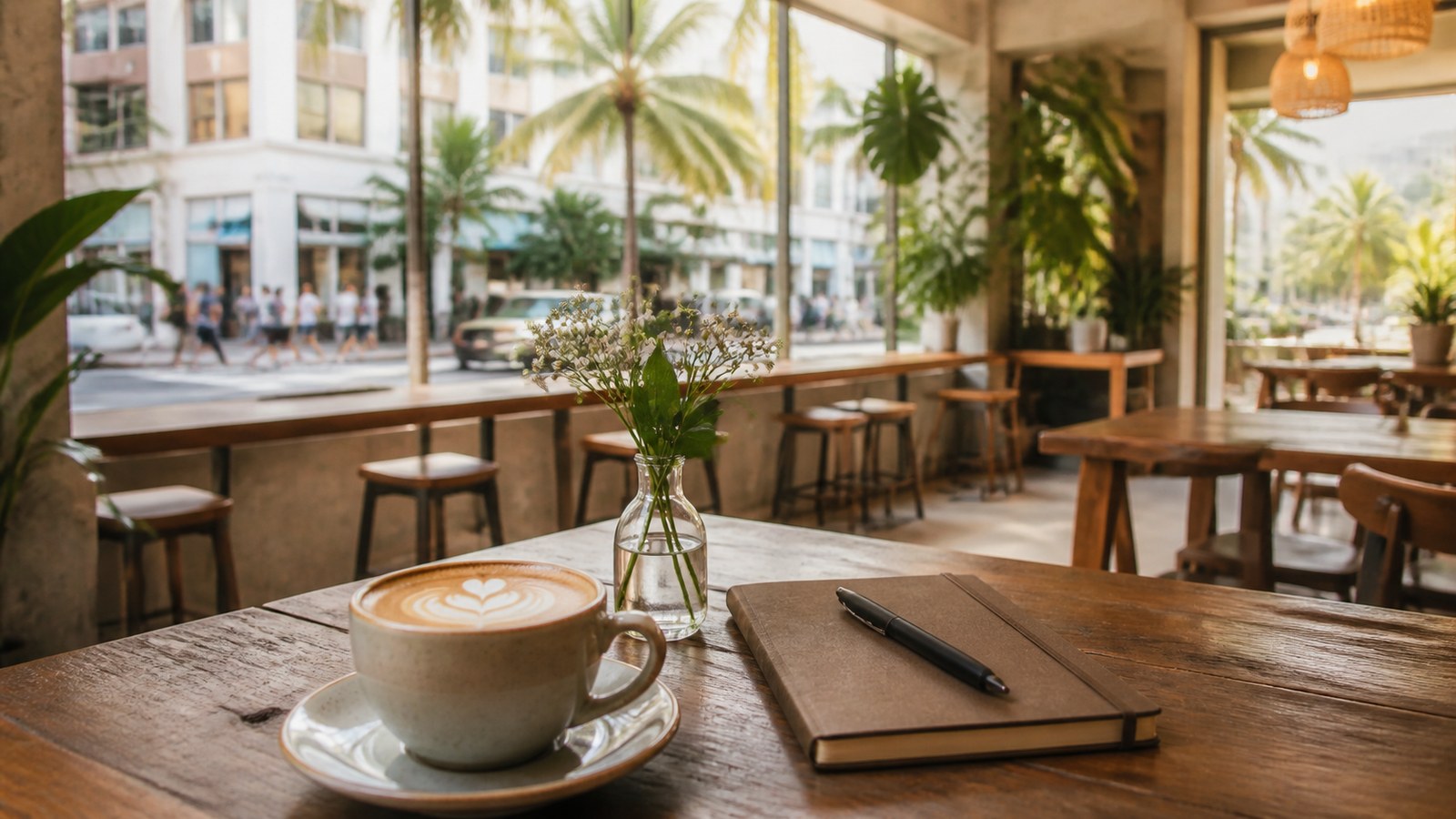 Coffee in Miami — editorial city cover
