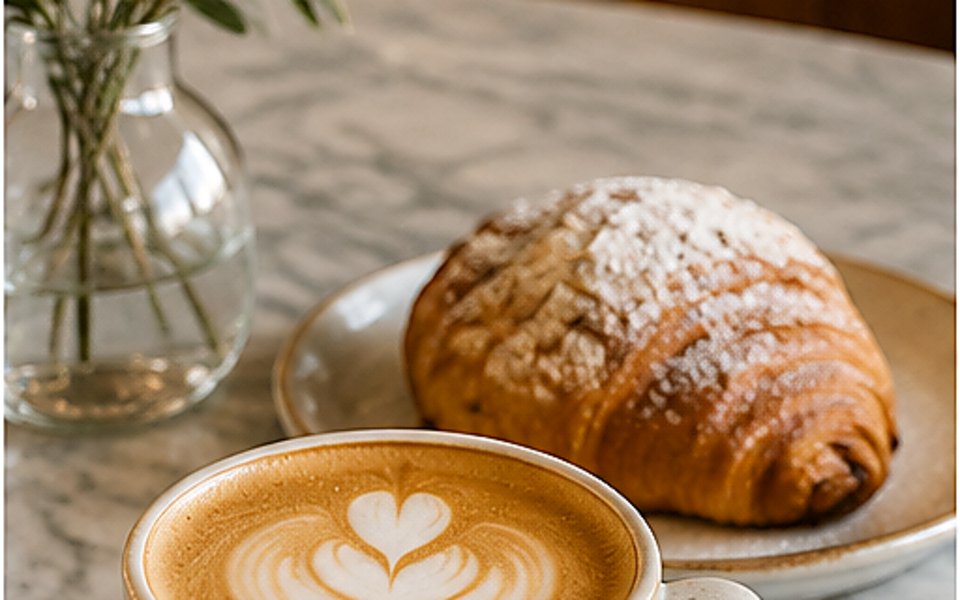 Espresso Coffee & Pastry Co. editorial mood illustration for New Orleans