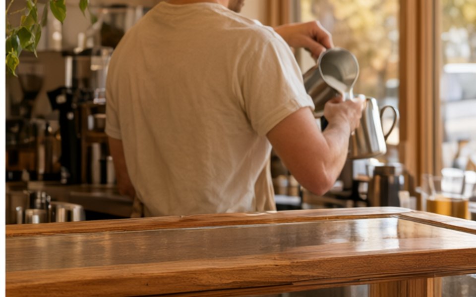 Fair Trade Cafe editorial mood illustration for Phoenix