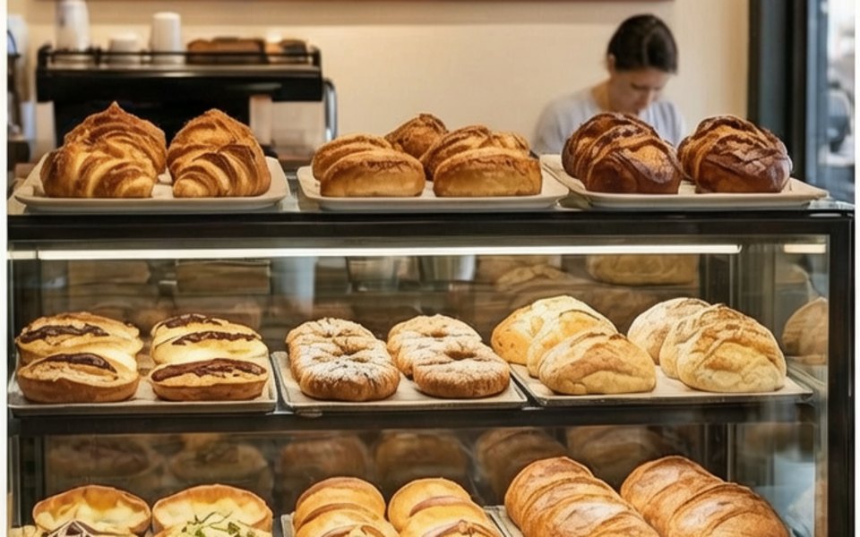 St. Honoré Bakery Thurman editorial mood illustration for Portland