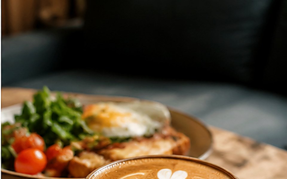 Moore Coffee Shop editorial mood illustration for Seattle