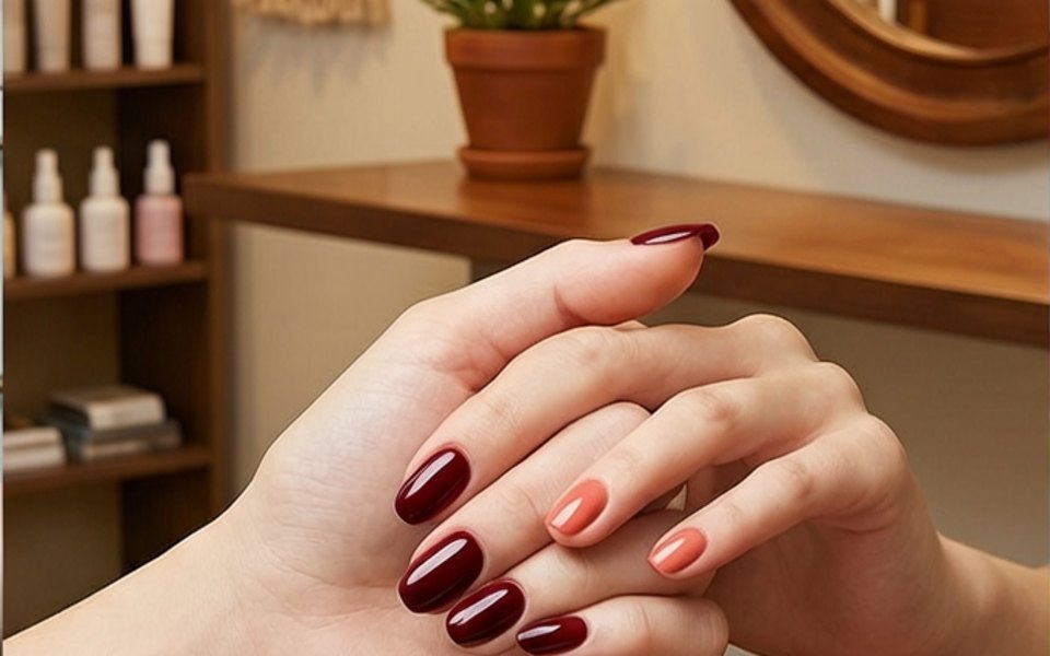 Helena Nails & Spa editorial mood illustration for Denver