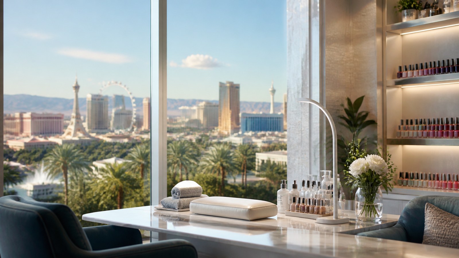 Nail Salon in Las Vegas — editorial city cover