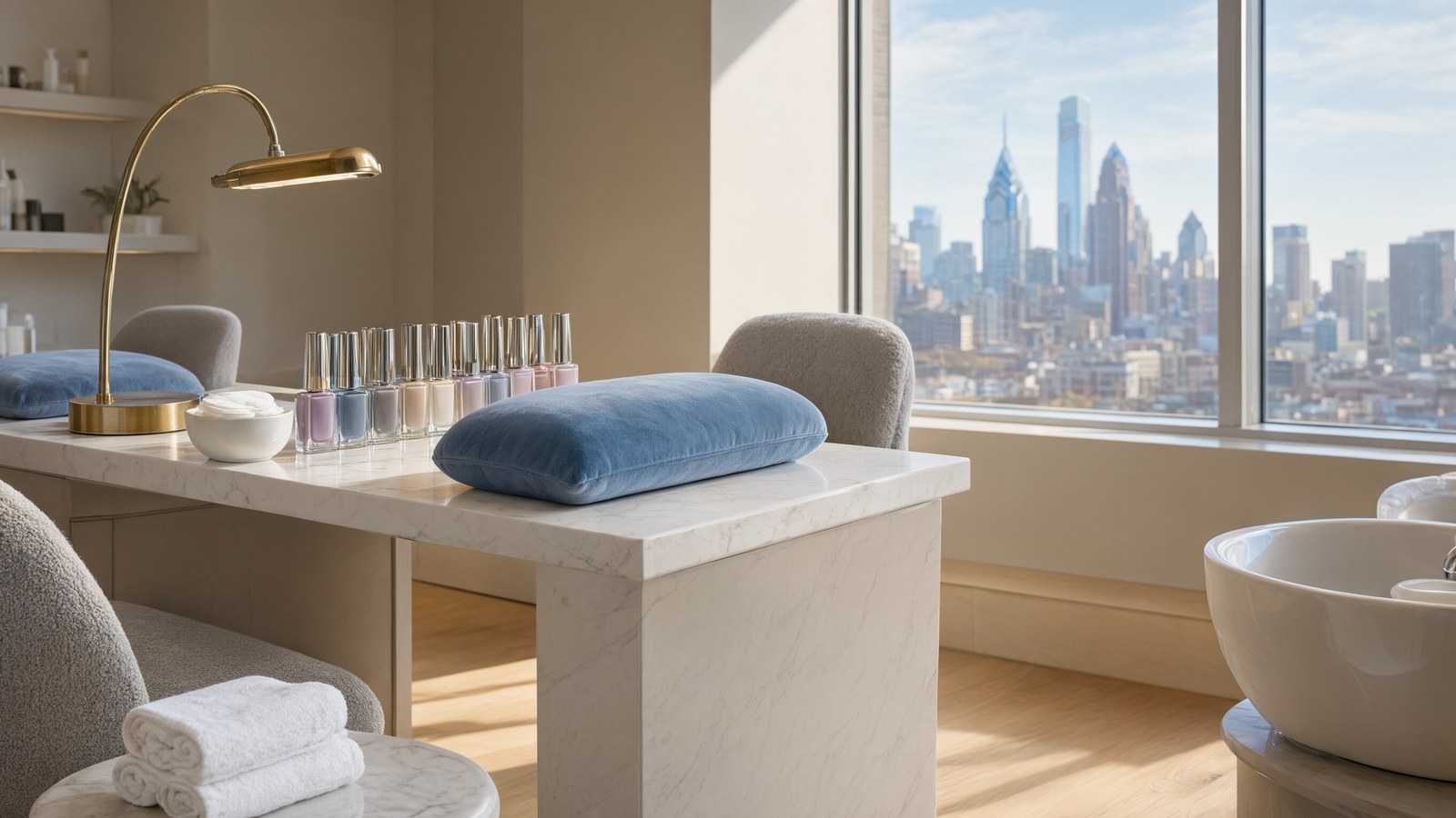 Nail Salon Near Me in Philadelphia in Philadelphia — editorial city cover