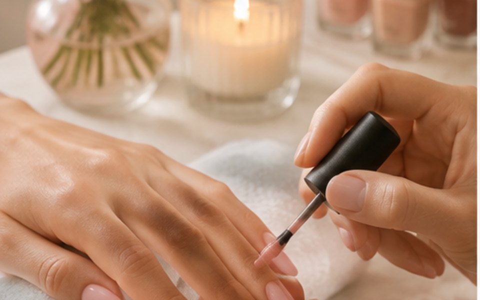Twinkle Nails & Spa editorial mood illustration for San Diego