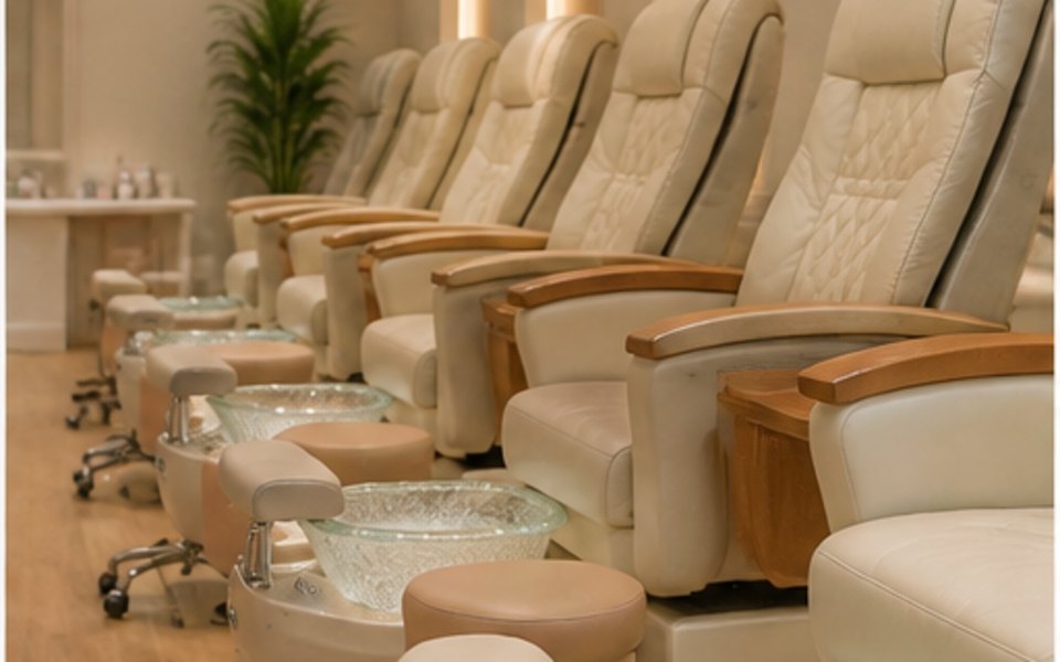 LV NAILS SPA editorial mood illustration for San Diego