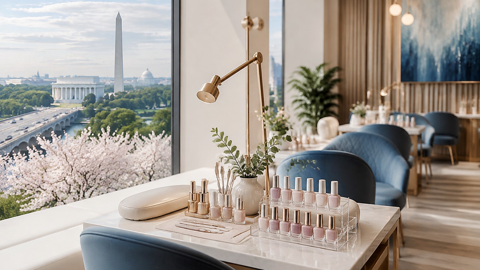 Nail Salon Near Me in Washington in Washington — editorial city cover