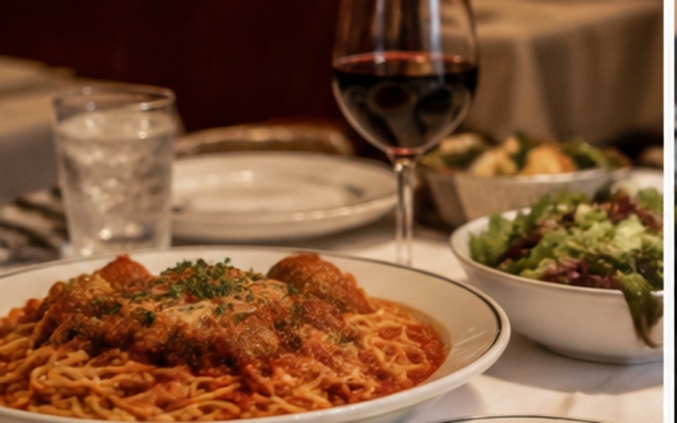 Maggiano's Little Italy editorial mood illustration for Atlanta