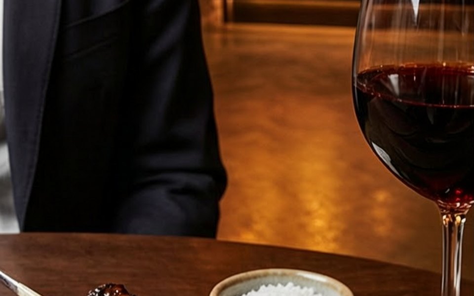 Chima Steakhouse editorial mood illustration for Charlotte
