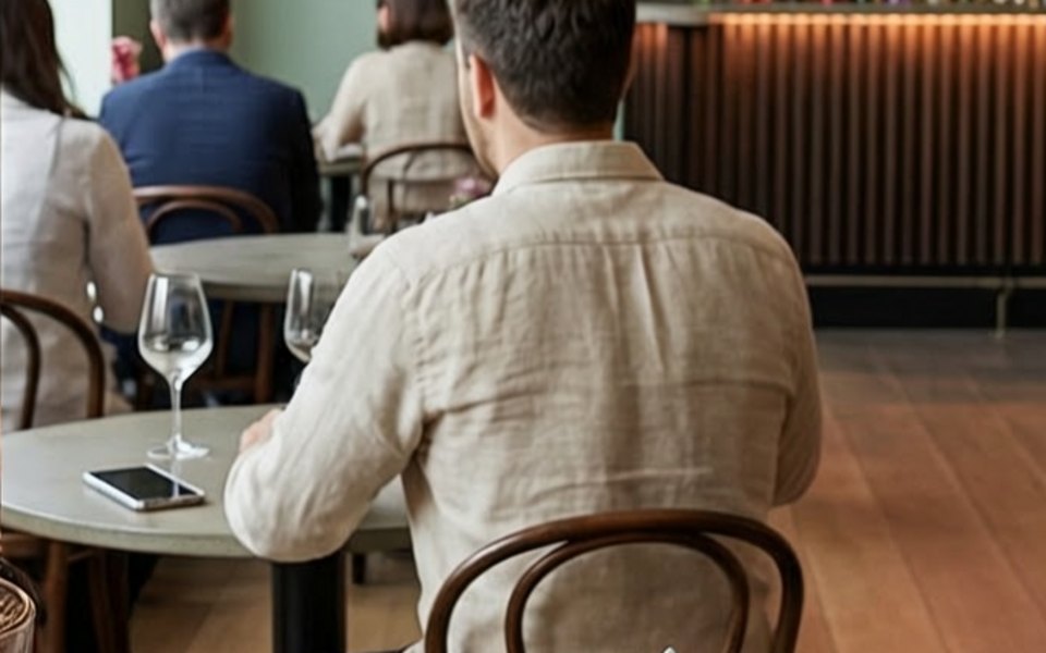Deluxe Fun Dining editorial mood illustration for Charlotte
