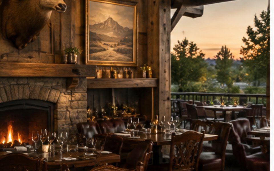 Y.O. Ranch Steakhouse editorial mood illustration for Dallas