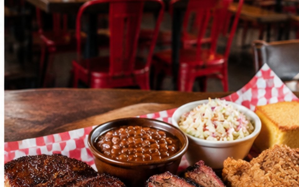Rib Hut editorial mood illustration for El Paso