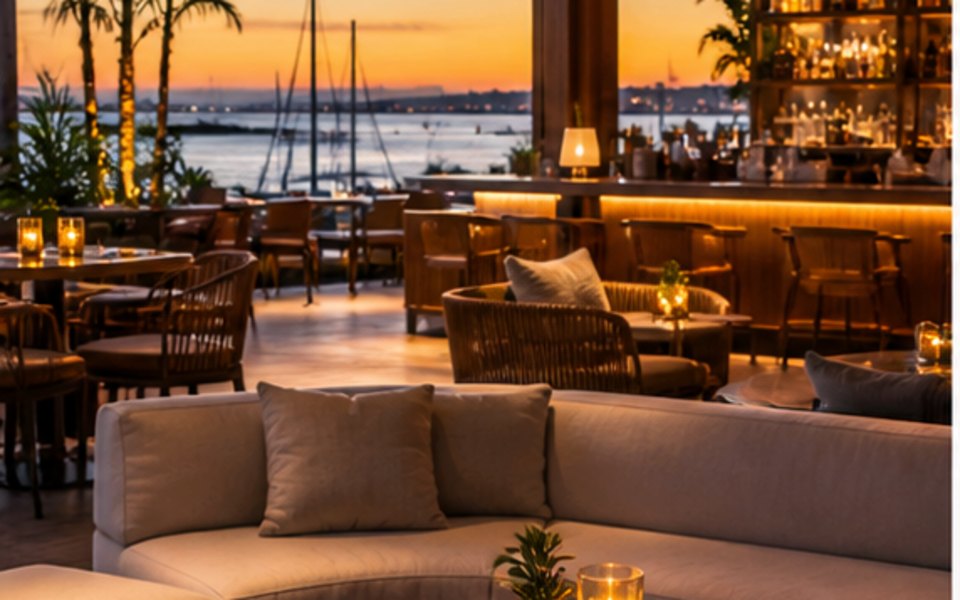 C Level Lounge editorial mood illustration for San Diego