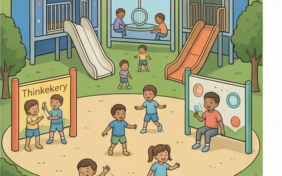Thinkery editorial mood illustration for Austin